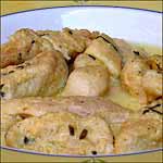 PECHUGAS DE POLLO CON NATA (CARNES) dificultad: media-baja